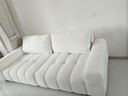 法莎蒂奶酥沙发棉花糖泡芙雪尼尔可拆洗调节靠包布艺沙发小户型客厅直排 2.5米多人位(靠包可拆洗) 【时尚版·软硬适中】 婴幼儿级雪尼尔 实拍图