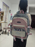 回力简约书包女生初中生高颜值小清新高中大容量双肩包大学生轻便背包 实拍图
