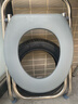 怡辉（YIHUI）坐便凳老人坐便椅孕妇坐便器可折叠便携不锈钢移动马桶YH-ZBY-03 实拍图