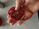 石玥珠宝收藏级5.5-6mm凉山南红玛瑙手串转运珠手链项链男女士款礼物 实拍图