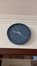 北极星（POLARIS）挂钟客厅家用时钟现代简约轻奢免打孔时尚钟表30cm蓝色石英款 实拍图