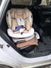 初婴贝儿童安全座椅汽车用0-4-12岁婴儿宝宝车载可坐可躺i-Size通风加热 豪华版金+175°躺+支撑腿+遮阳棚 实拍图