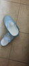 华美健步洞洞鞋女防滑包头凉拖鞋海边沙滩鞋柔软果冻鞋HM2136天蓝38 实拍图