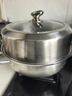 美厨（MAXCOOK）蒸锅汤锅火锅 304不锈钢单层34cm 大口径加厚复底汤蒸锅 实拍图