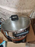 惠当家（Hui Dang Jia）电锅多功能电热锅电炒锅家用电蒸锅一体电煮锅加厚304不锈钢电火锅G08-32 实拍图