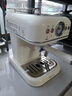 小熊（Bear）咖啡机 家用小型半自动意式 咖啡胶囊可用冷热双萃20Bar泵压可视压力计可调式奶泡 小白咖 E12S7 实拍图