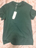 【京东直采】重磅纯棉 圆领短袖男款t恤衣服女士t恤服装真5折专场 墨绿（短袖） M （95-110斤） 实拍图