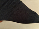 浪莎袜子女士纯棉春秋冬季抑菌棉袜女袜中筒防臭中厚黑白色商务短袜 实拍图