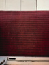 京东京造条纹拉绒入户垫 家用可裁剪除尘防滑吸水地垫进户门 红色80*120cm 实拍图