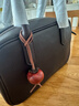 裘真【明星推荐】宽宽包植鞣牛皮休闲斜挎包手提保龄球包女 咖啡色 实拍图