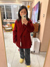 香影同款双面呢羊毛大衣女冬季小个子西装毛呢外套 紫色 M 160/84A/95-110斤 实拍图