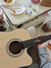 BROOK 布洛克v12吉他单板民谣吉他面单木吉他初学者乐器 41英寸原木色缺角V12N-DCM 实拍图