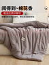 无印良品A类100%新疆棉花被子 冬季加厚双人被芯棉被 厚7斤 180cm*220cm 实拍图