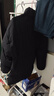 361°男女棉衣保暖加厚休闲冬季外套短棉服652434739F 超级黑 3XL 实拍图