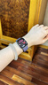 Apple/苹果 【女神节】Watch S11 智能手表GPS款42毫米银色铝金属表壳雾紫色运动型表带S/M 实拍图