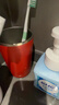Daisy Leaf 304不锈钢轻奢结婚抗菌刷牙杯高颜值漱口杯牙刷杯牙缸红色 实拍图