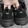 斐乐（FILA）跑步鞋老爹鞋男鞋FILA MARSⅡ火星二代情侣款复古运动鞋休闲鞋 黑-BK-F12M141116F 44 实拍图