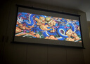 美硕（MEISHUO）120英寸16:9白玻纤挂壁幕布简易安装投影仪幕布【免打孔】高清投影机幕适配小米极米坚果爱普生 实拍图