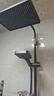 库沐斯（KMSH）德国卫浴枪灰航母恒温淋浴花洒三件套装精铜四档淋浴增压洗澡喷头 枪灰色【恒温】花洒-智能控温 实拍图