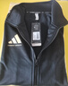 阿迪达斯（adidas）外套男女春季跑步运动立领拉链夹克外套运动服 黑/金 2XL 实拍图