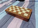 紫湖国际象棋高档磁性红木折叠便携棋盘实木棋子户外学生儿童比赛专用 实拍图