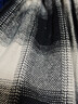 优衣库童装男童女童法兰绒格子衬衫长袖衬衣薄外套上衣478132 09 黑色 140 实拍图