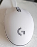 罗技（G）G102 有线游戏鼠标 白色 RGB灯效 吃鸡鼠标 绝地求生 轻量化设计 G102第二代 实拍图
