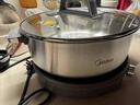 美的（Midea）0涂层电火锅不锈钢火锅专用锅分体可拆全钢速沸电火锅电热锅多功能锅6.5L电煮锅多用途锅HGS30G1 实拍图