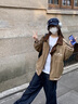 NEW OR MODE复古外套男生春秋季新款宽松休闲刺绣棒球服美式高级感男生夹克衫 咖啡色 XL 【建议125-145斤】 实拍图