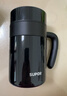 苏泊尔（SUPOR）保温杯男款316L不锈钢水杯带手柄泡茶杯办公大容量杯子生日礼物 陨石灰-【非显温款】600ml 实拍图