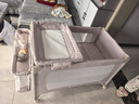 优乐博（ULOP）婴儿床可折叠可移动0-3岁宝宝床多功能婴儿床可升降婴儿拼接床 尿布台婴儿床二合一摇篮摇摇床 一键折叠床豪华款 婴儿用品实用新生儿见面礼物便携折叠婴儿床 实拍图