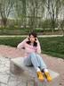 CAMILA KSENIA德训鞋女2026新款秋季休闲百搭运动鞋真皮复古阿甘鞋内增高德训鞋 黄色 38 实拍图