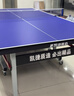凯捷质造（KAIJIE）乒乓球桌室内家用可折叠移动式专业比赛标准乒乓球台 皓月绿折叠移动式 实拍图