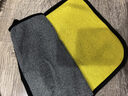 【钓鱼毛巾抹布】珊瑚绒清洁不掉毛保护鱼竿洗车厨房家务双层活动 3条装 25*25cm 实拍图