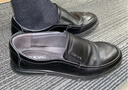 奥康（Aokang）官方春秋季流行商务休闲皮鞋男士舒适百搭一脚蹬鞋子男黑41码 实拍图