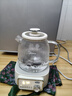 美的（Midea）花漾0胶水全玻璃养生壶 多功能煮茶壶 母婴烧水壶 恒温电热水壶 全自动一体煮茶器1.2L YS12B302J 实拍图