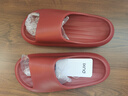 朴西新款EVA踩屎感厚底拖鞋女士居家室内情侣拖鞋男 安哥拉红 39-40 实拍图