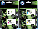 惠普（HP） 955XL原装墨盒 适用惠普8210 8720 8730 7740 7720 7730打印机 955XL大容量四色套装 实拍图