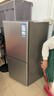 海尔（Haier）「一级能效风冷无霜」165L两门家用小户型冰箱真省电黑金净化灰色HC2-165WGHC2E9S9国家补贴 实拍图