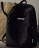 双星书包初中女背包大容量高中大学生双肩包校园简约百搭耐磨防泼水 黑色（带黑球挂件） 实拍图