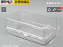 国际电工插线板保护罩室外户外电源插座防溅盒接线板防雨罩加大排插防水盒 排插防水盒【透明】  实拍图