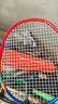 红双喜DHS羽毛球拍对拍2支装实惠训练双拍270炫彩色含手胶羽毛球 实拍图