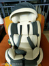Heekin德国 儿童安全座椅汽车用0-4-12岁婴儿宝宝360度旋转ISOFIX硬接口 尊享灰(遮阳棚+上拉带+侧保护) 实拍图
