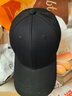 CACUSS棒球帽男四季大头围硬顶鸭舌帽防晒遮阳百搭显脸小帽子黑色大号 实拍图