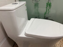 九牧（JOMOO）11396-2-1/31KB-1抗菌一级水效坐便器暴风虹吸式节水马桶305坑距 实拍图