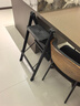 华恺之星梯子人字梯家用梯子楼梯折叠梯子多功能花架梯凳子TZ57三步黑 实拍图