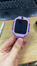 小天才儿童电话手表Q3桑染紫AI精准定位防水大屏视频通话儿童学生智能手表爆款升级移动支付男孩女孩 实拍图