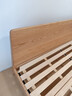 小半实木床双人床北欧日式小户型卧室樱桃木床家具1.8米x2米稳稳床 实拍图