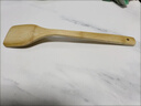 冠竹买1送1无漆不粘锅铲子竹锅铲不伤锅的锅铲套装天然楠竹防摔防霉 楠竹弯柄锅铲35厘米+煎铲 实拍图