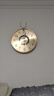 康巴丝（Compas）挂钟客厅轻奢时尚欧式鹿头挂表2025款家用现代大气装饰时钟挂墙 3352电镀金（AI智能机芯） 实拍图